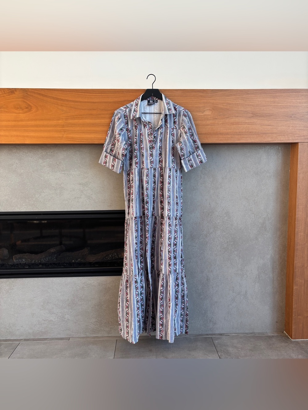 Madison Mathews Maxi Dress, M